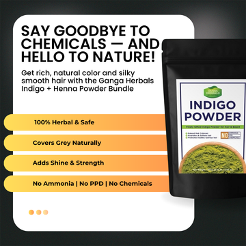Ganga Herbals Indigo Powder - 100g