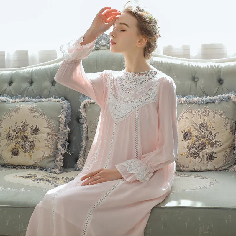 Romantic Lace Nightdress – French Elegance Meets Comfort